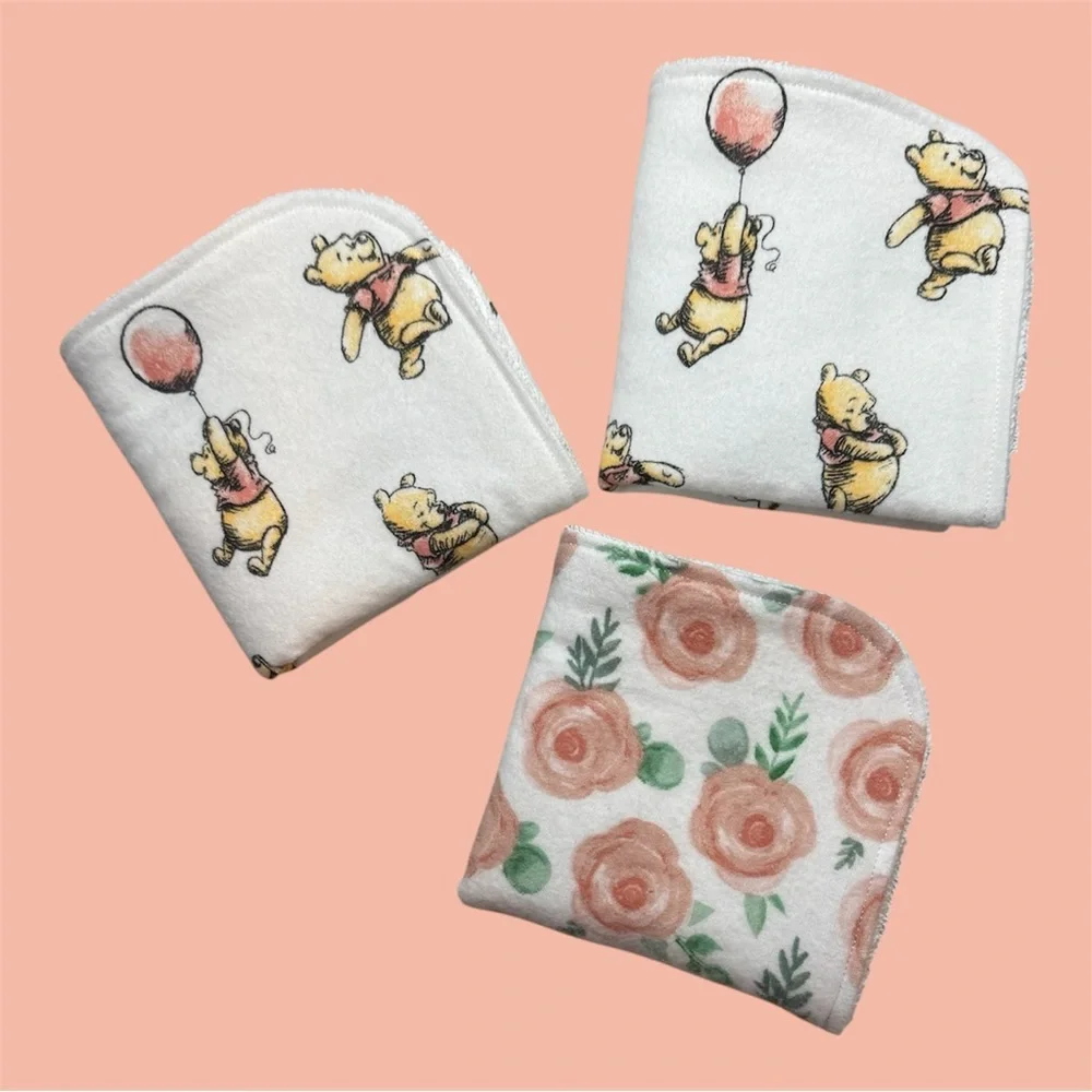 NWT 3-Pack Handmade reusable baby/toddler washcloths